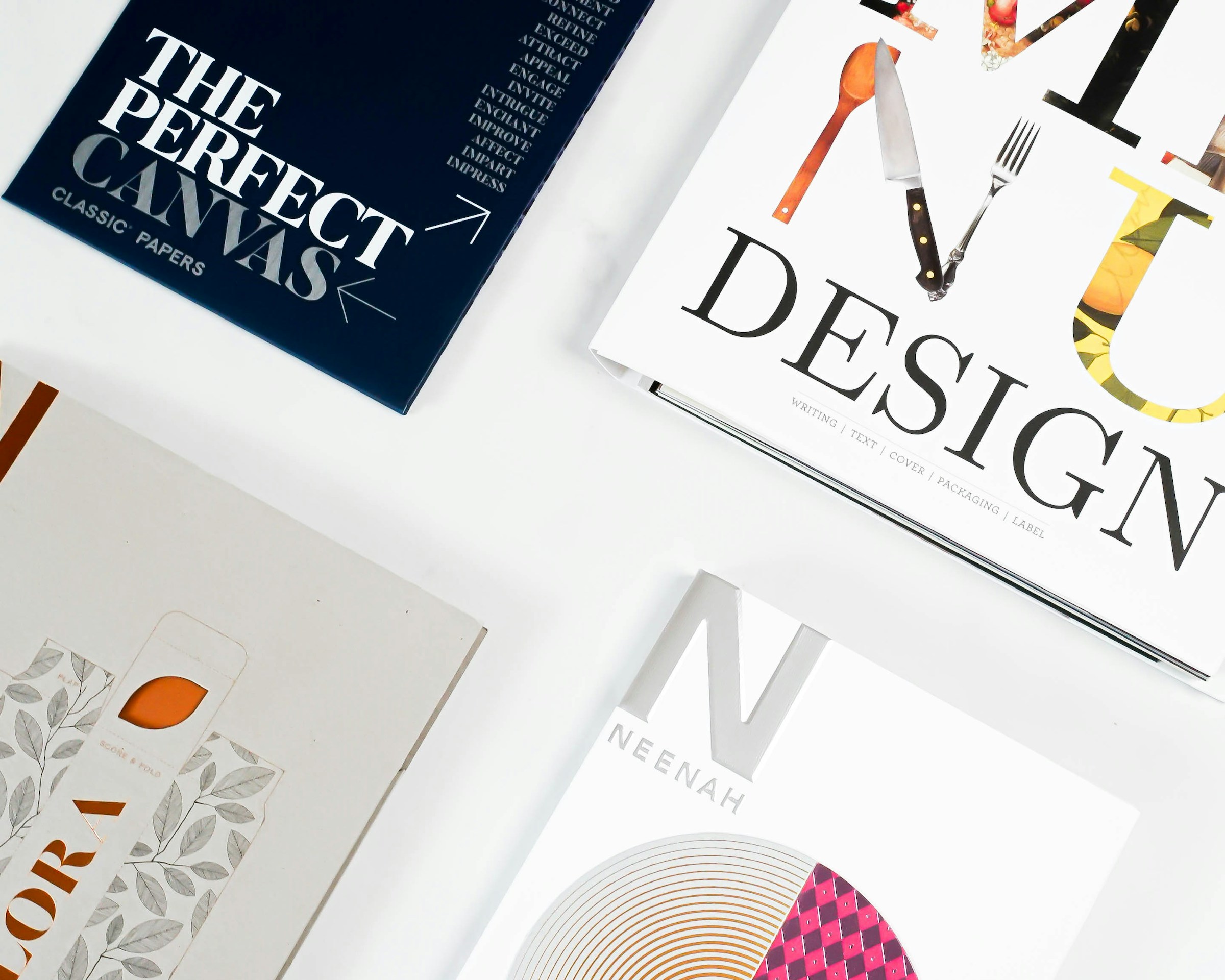 Editorial publications and printed brand design references